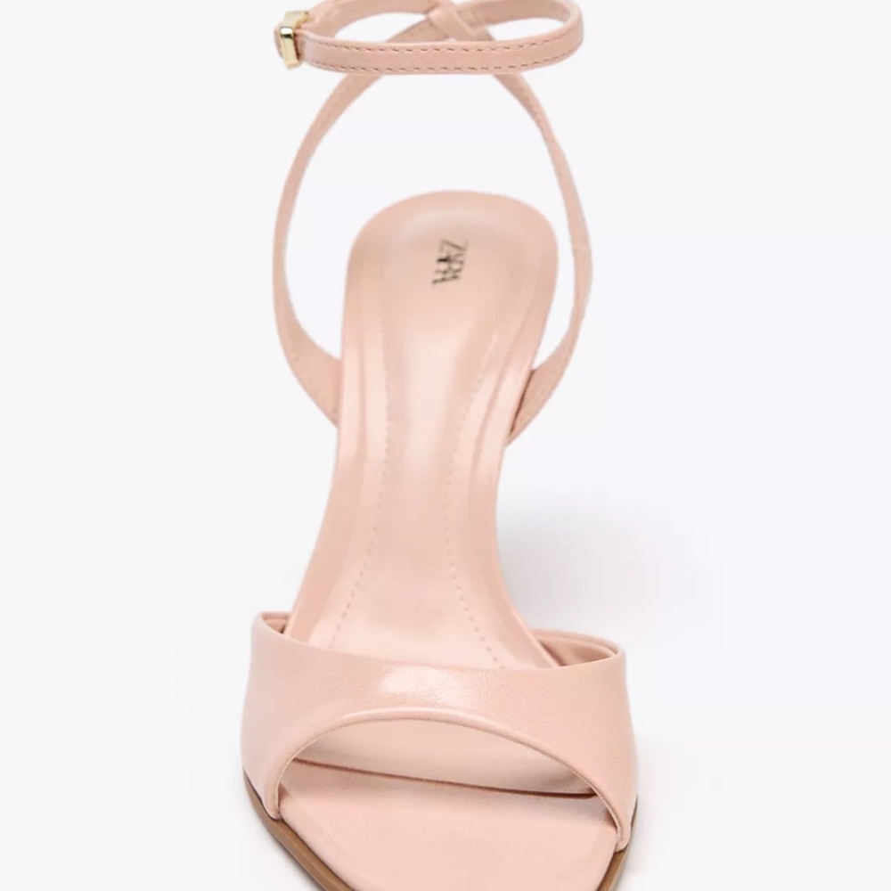 Zara Elegant Pink High Heel Sandals